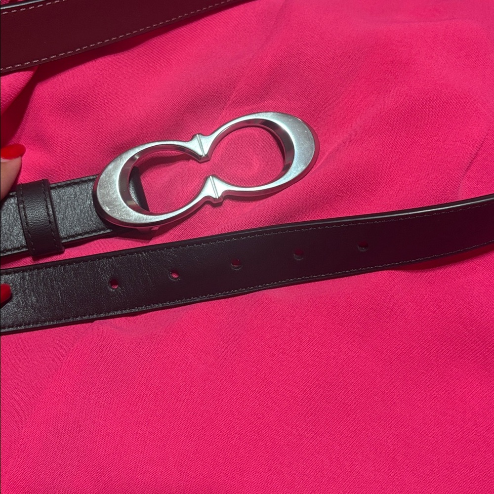 Coach back and Brown Leather belt